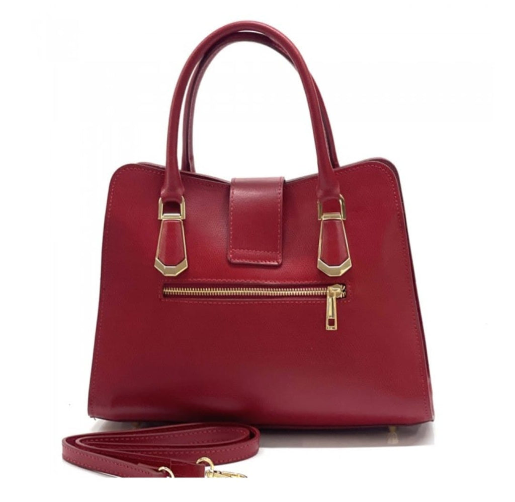 Clara Classic Italian Leather Handbag