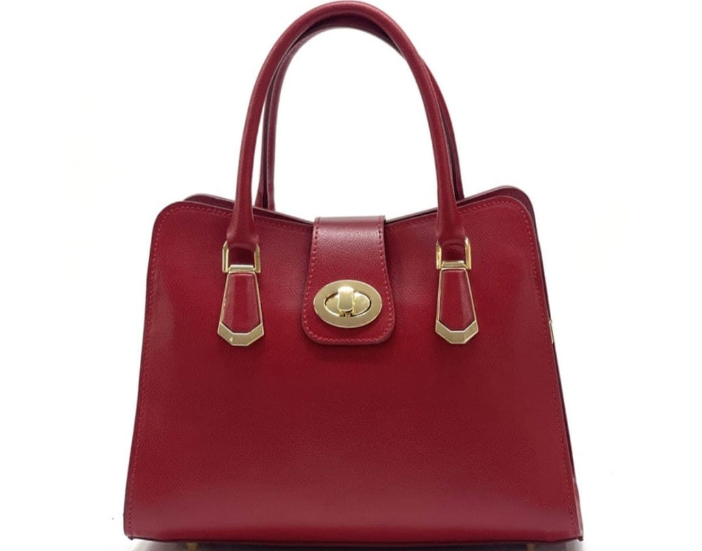 Clara Classic Italian Leather Handbag