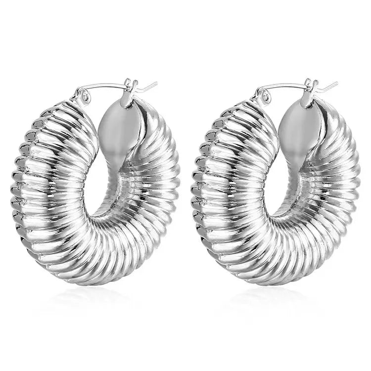 Plated Stainless Steel Earrings
