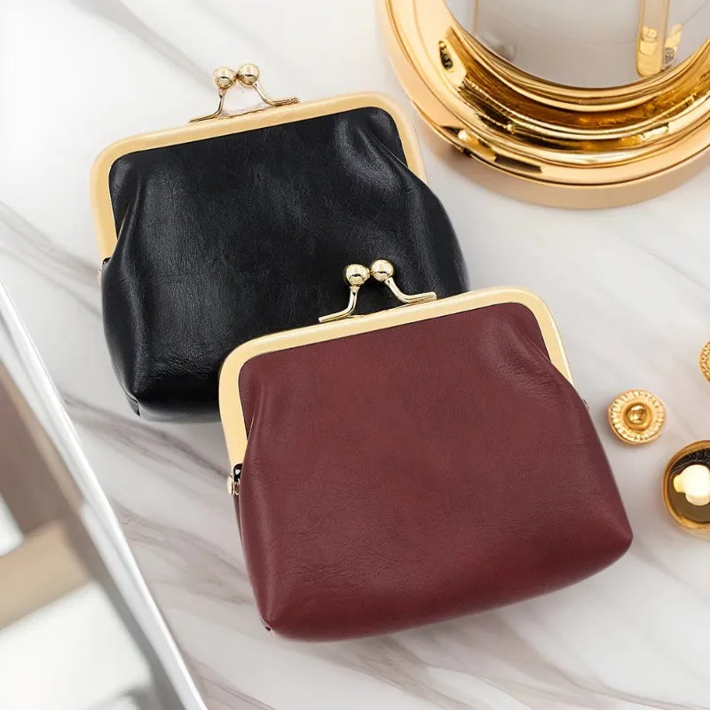 Minimalist Solid Color PU Leather