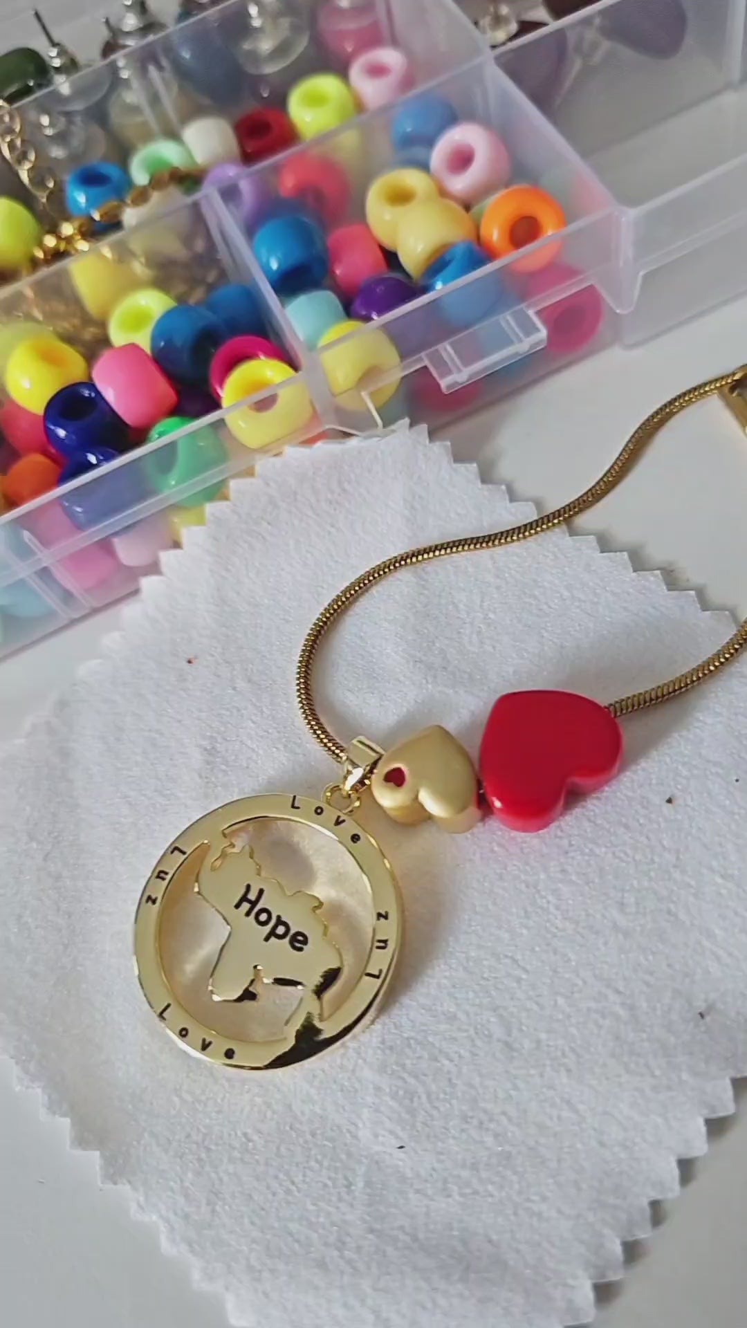 Hope Map of Venezuela Pendant