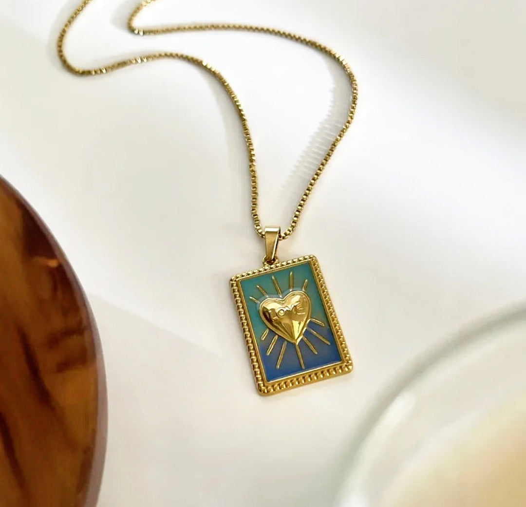 Astrology Heart Necklace