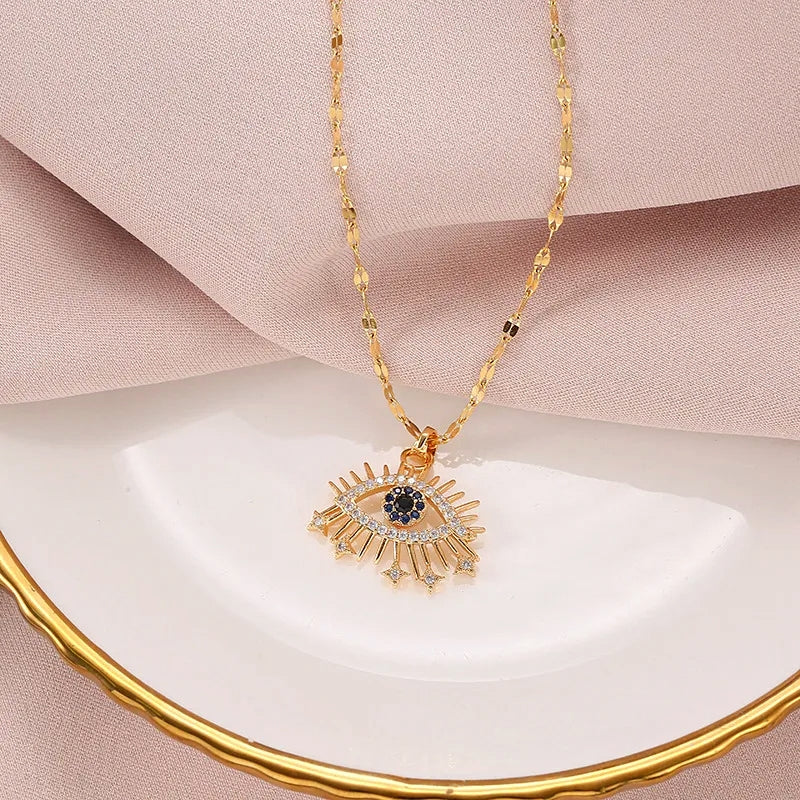 Zircon Charm Necklace