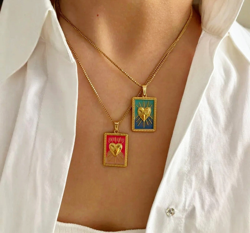 Astrology Heart Necklace