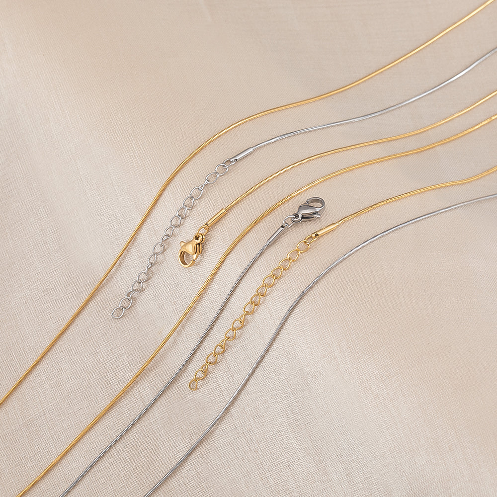 Stainless Steel Snake Chain Necklace