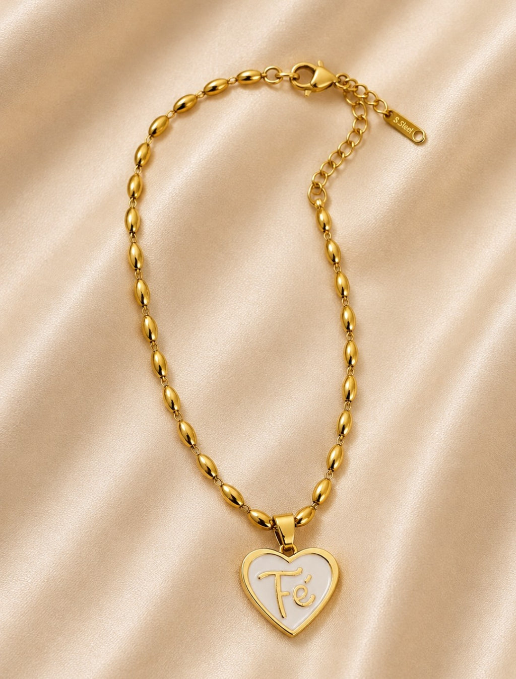 Fé Heart Bracelet