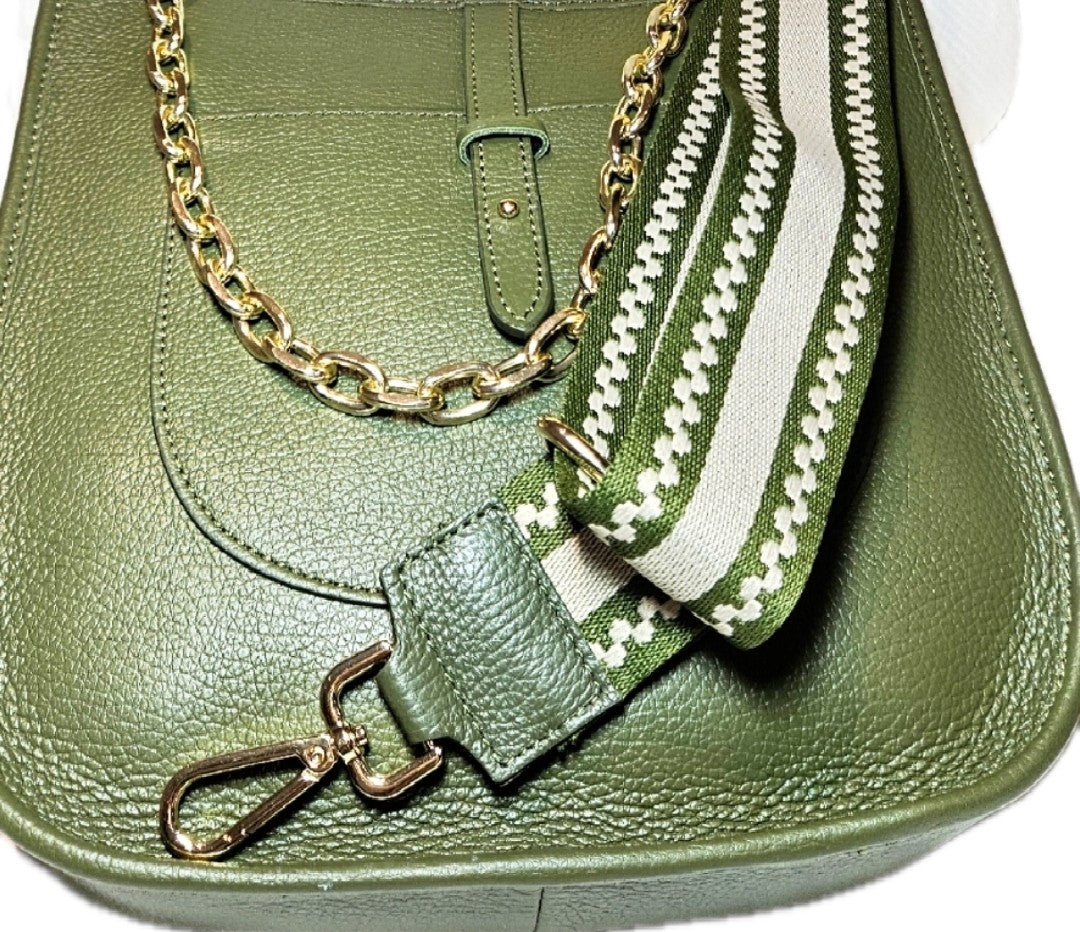 Cloe Italian Leather Shoulder Bag