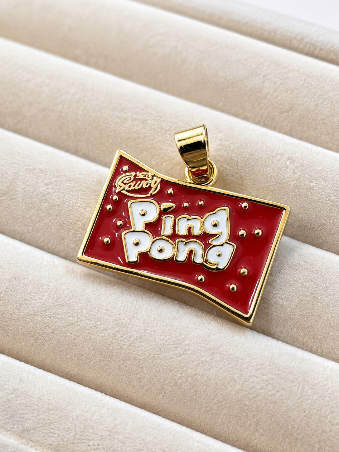 Venezuelan Ping Pong Chocolate Charm