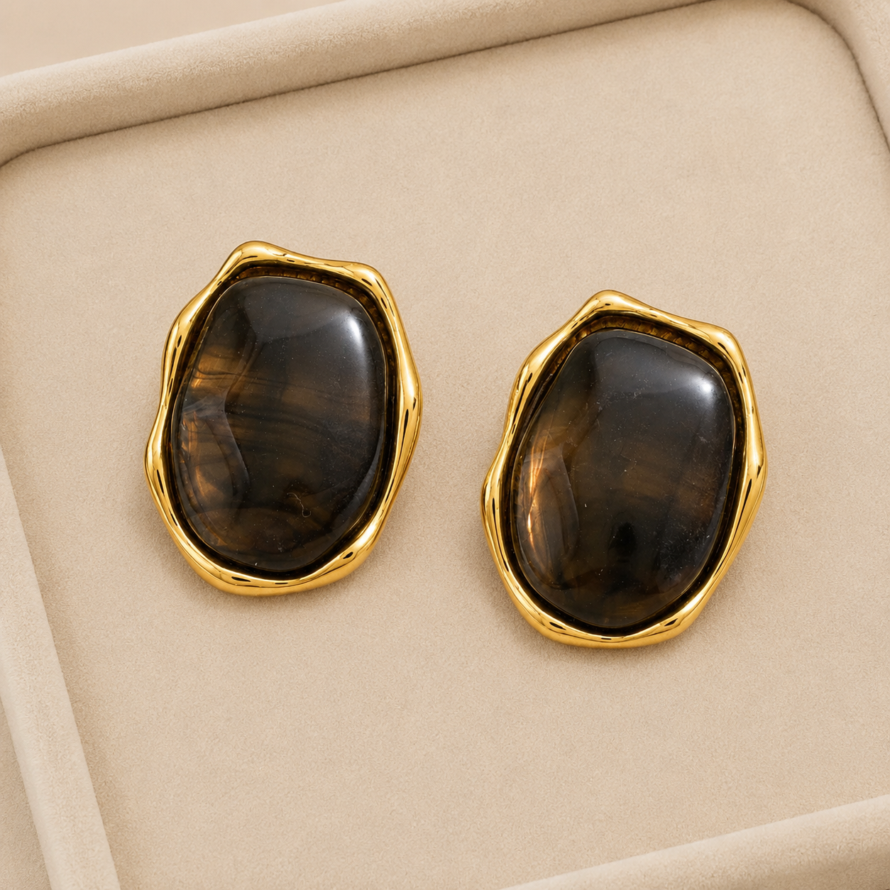 Black Statement Earrings