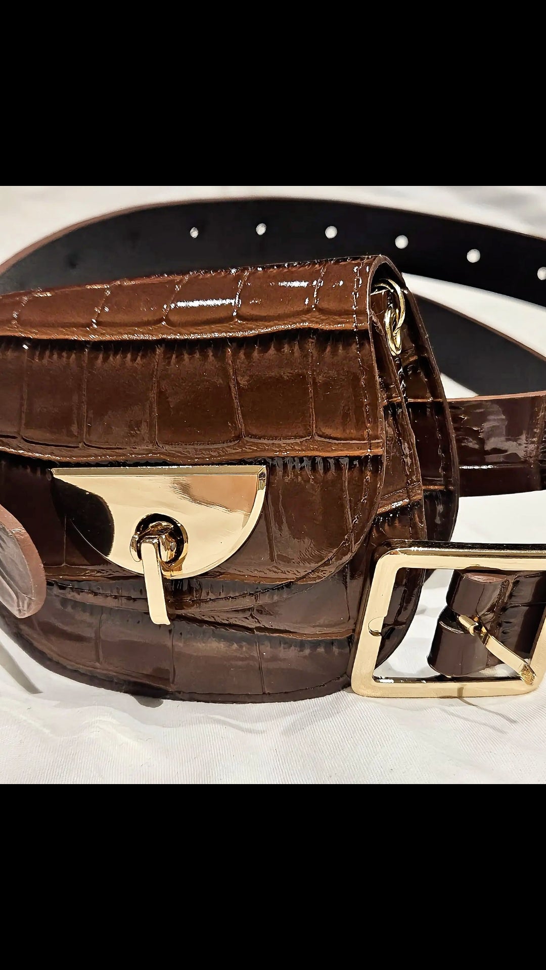 Vintage Square Fanny Pack