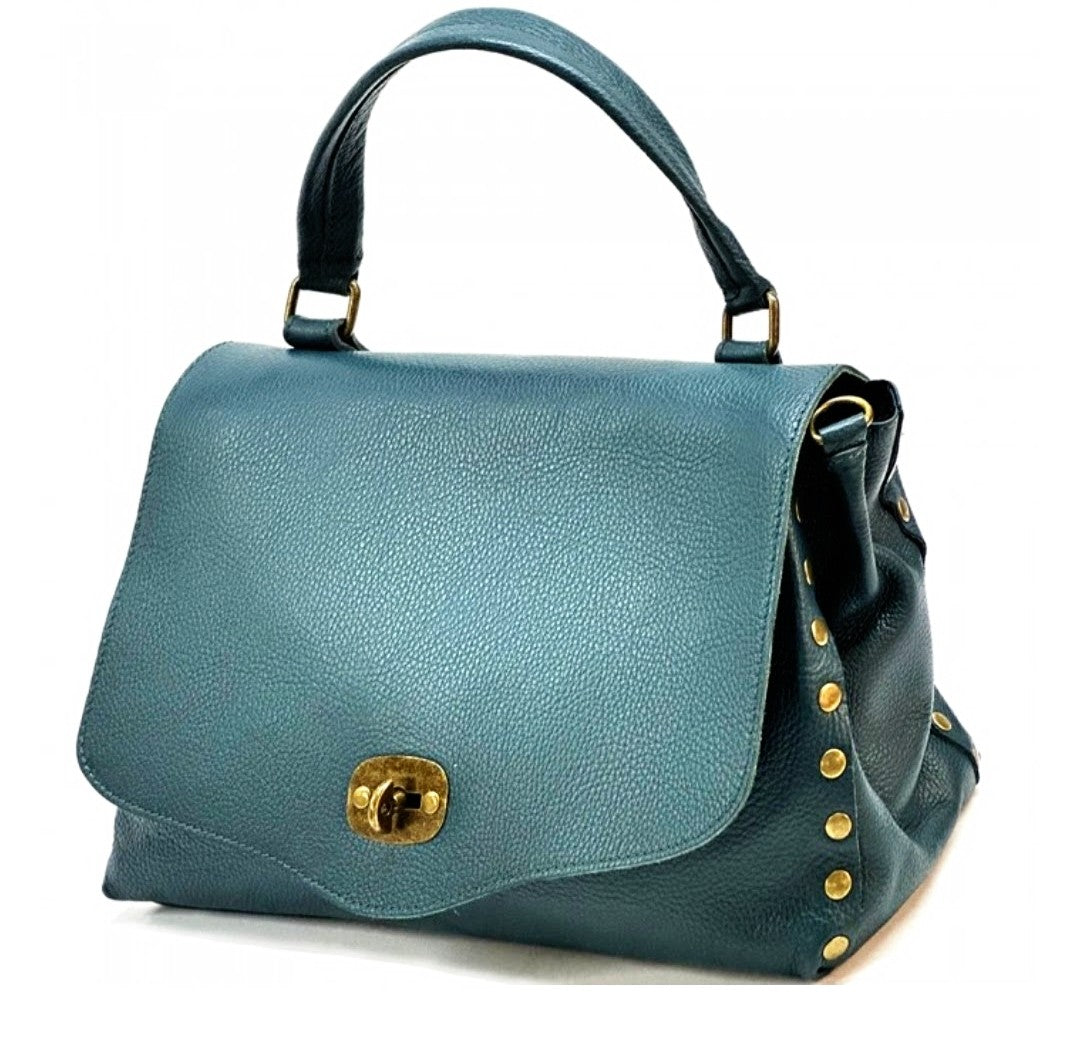 Roseta Italian Leather Top Handle Bag