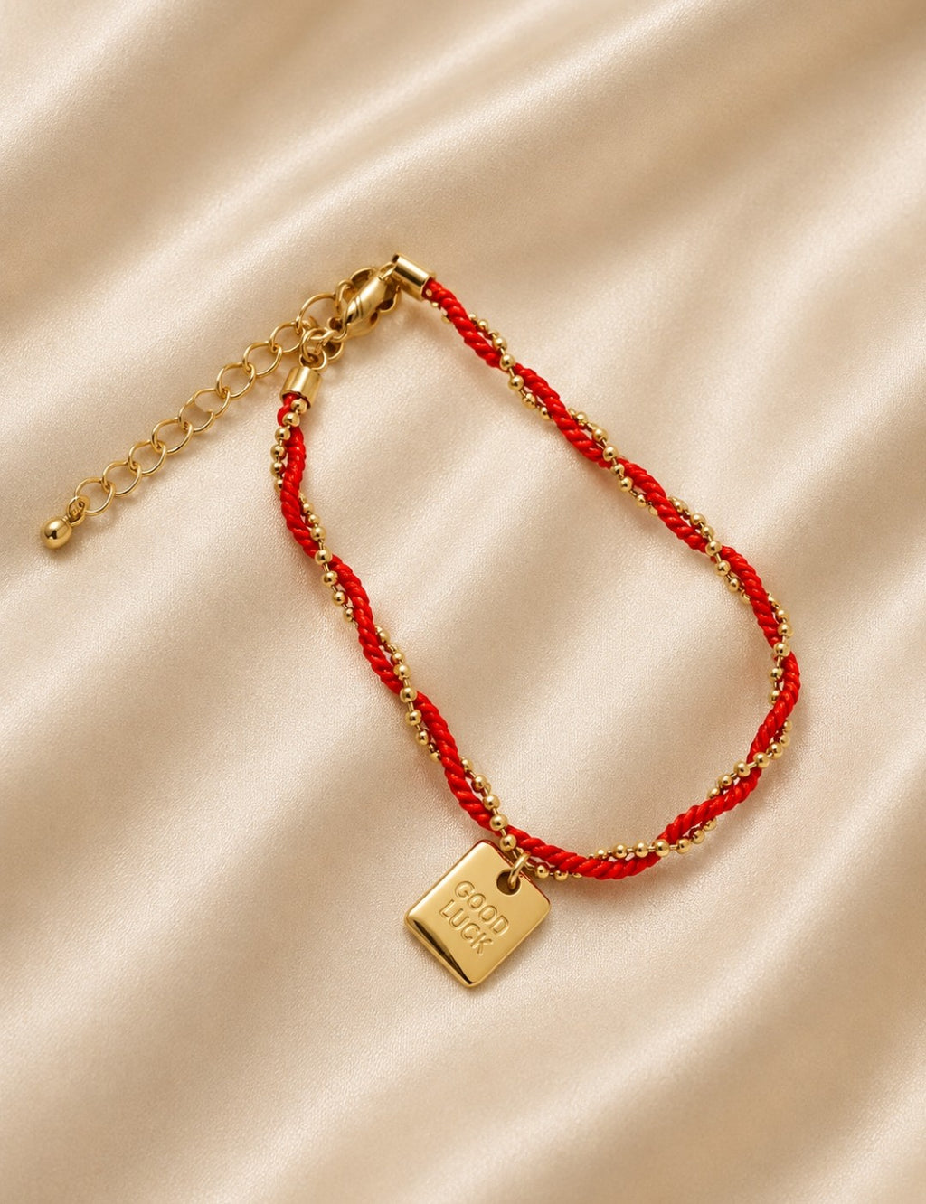 Good Luck Duo Red Bracelet Set