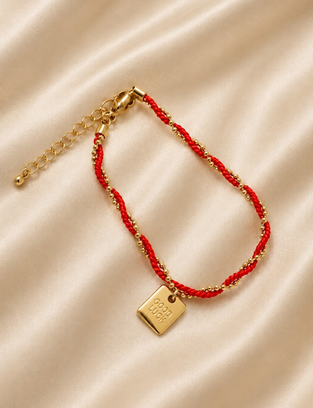 Good Luck Duo Red Bracelet Set