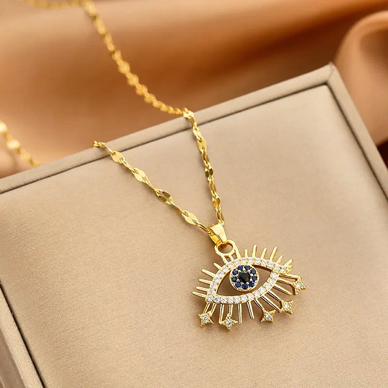 Zircon Charm Necklace