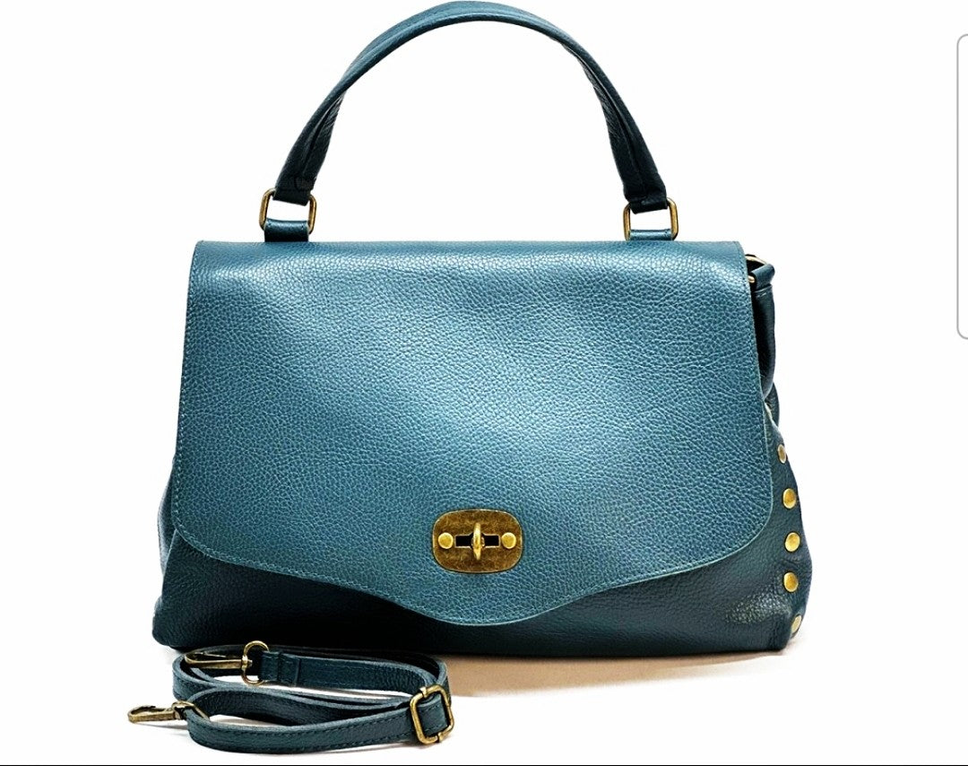 Roseta Italian Leather Top Handle Bag