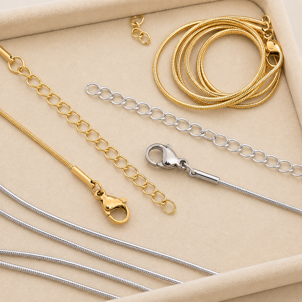 Stainless Steel Snake Chain Necklace